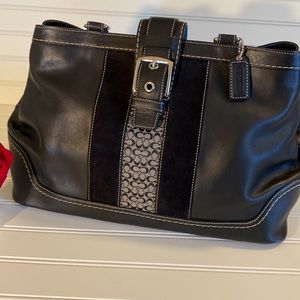 COACH  black leather⭐️⭐️🔥